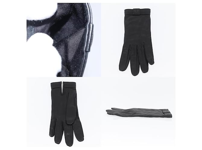 Hermès 24 Faubourg Handschuhe Schwarz - Ansicht 5