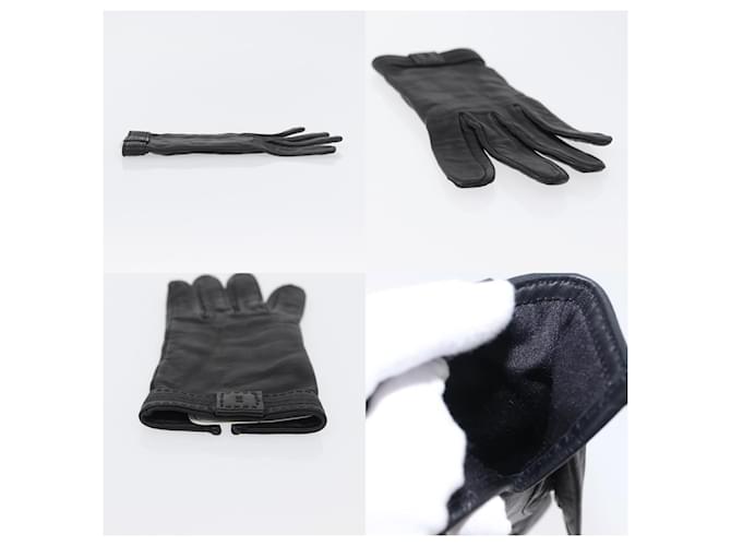 Hermès 24 Faubourg Handschuhe Schwarz - Ansicht 6