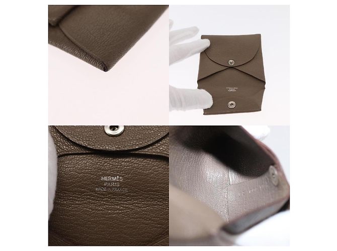 Monedero Birkin de Hermès Beige - vista 4