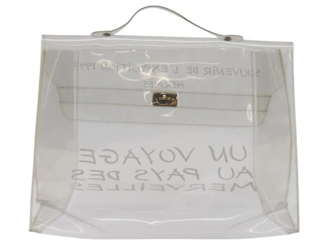 Borsa Kelly Hermès Bianca Bianco - vista 2