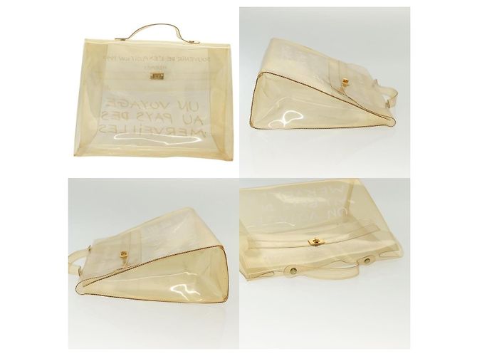 Borsa Kelly Hermès bianca Bianco - vista 3
