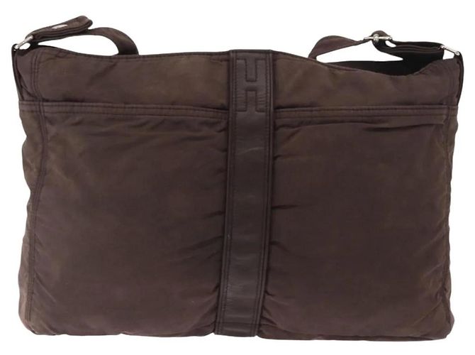 Hermès Borsa a Spalla Hermes Acapulco Basas MM Marrone - vista 2