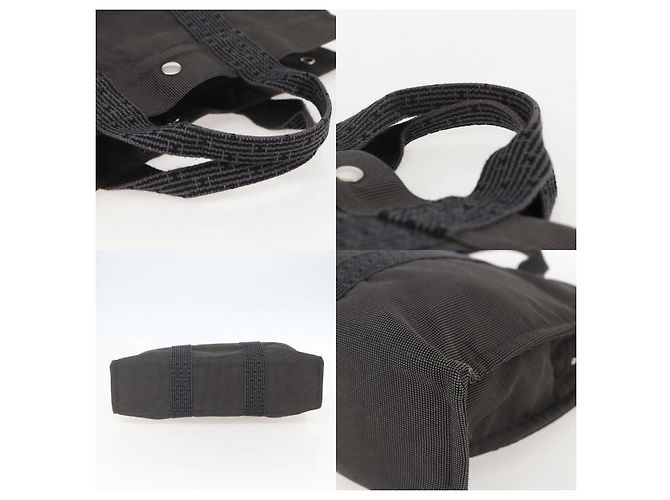 Hermès Her Line Tote Grau Baumwolle - Ansicht 4