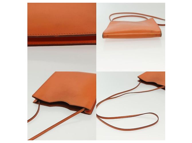 Borsa a Spalla Omenitu di Hermès Arancione - vista 4
