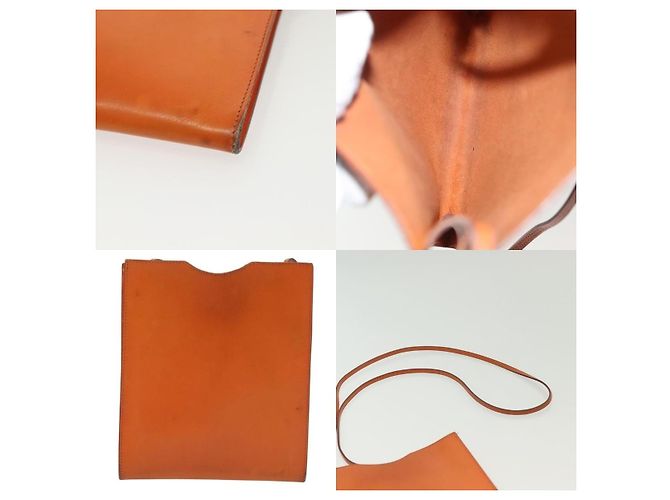 Borsa a Spalla Omenitu di Hermès Arancione - vista 5