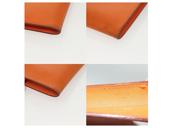 Borsa a Spalla Omenitu di Hermès Arancione - vista 6