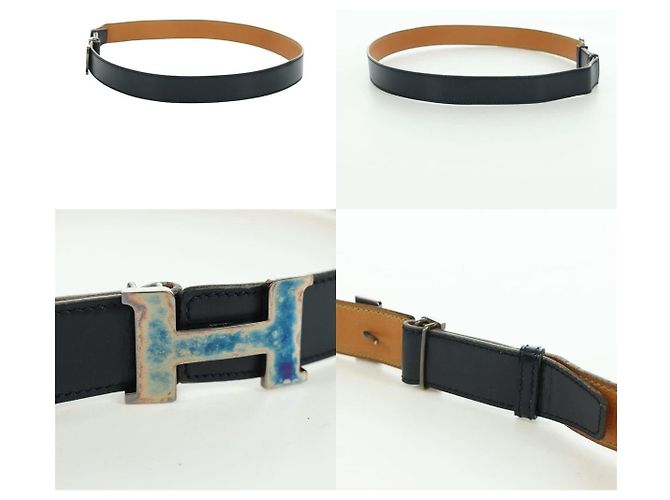 Cintura Constance Hermès Blu - vista 3