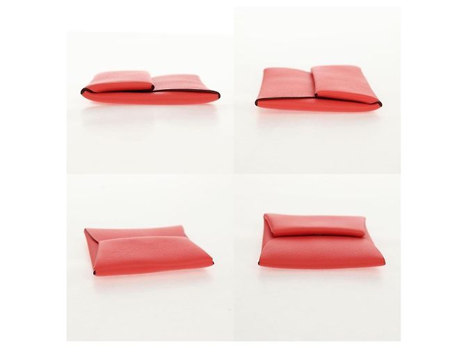 Monedero Bastia de Epsom de Hermès Rosa - vista 3