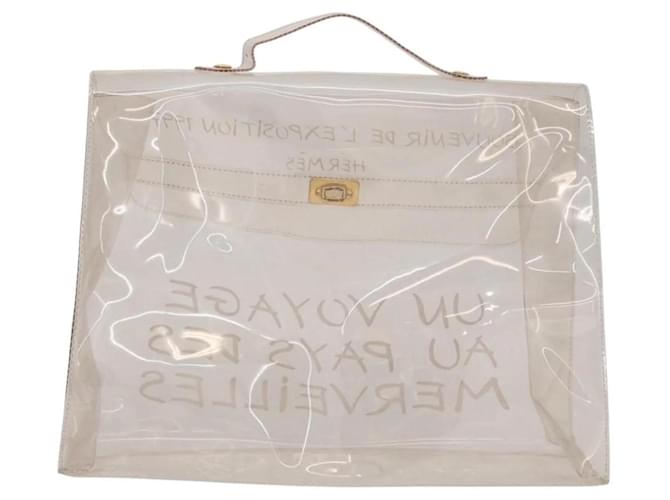 Borsa Kelly Hermès bianca Bianco - vista 2