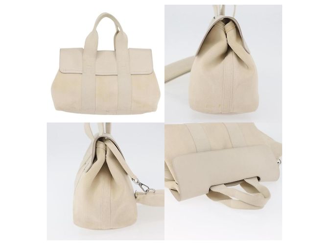 Borsa a mano Hermès Valparaiso PM Beige - vista 3