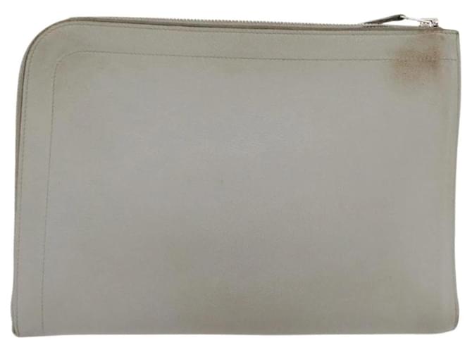 Clutch per tablet con zip Hermès Grigio - vista 2