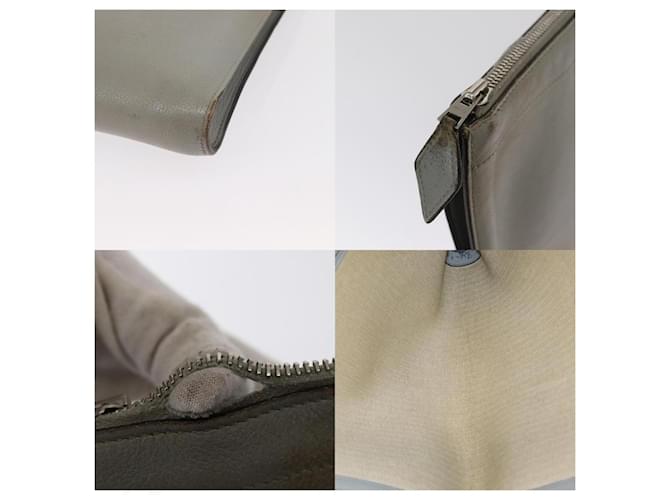 Clutch per tablet con zip Hermès Grigio - vista 4