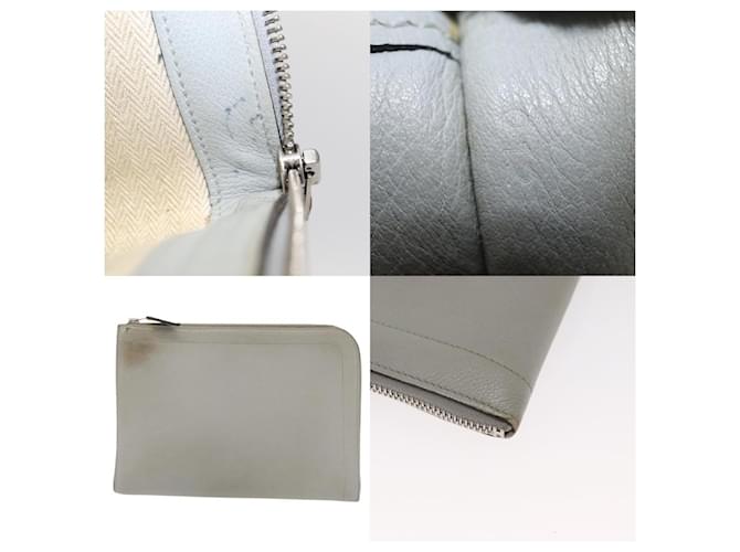 Clutch per tablet con zip Hermès Grigio - vista 5