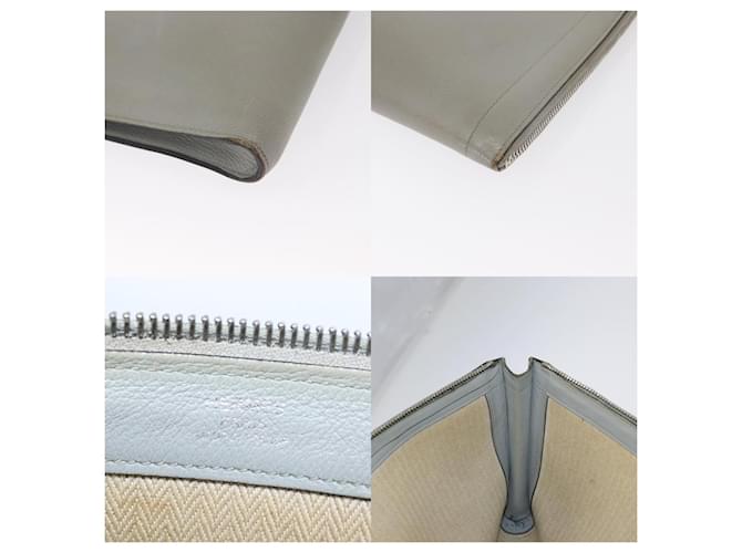 Clutch per tablet con zip Hermès Grigio - vista 6