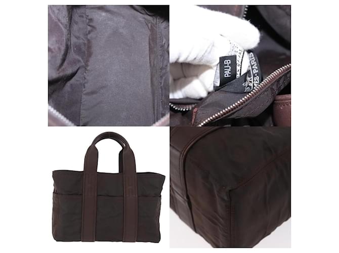 Hermès Borsa Hermes Acapulco PM Marrone - vista 5
