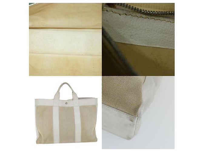Borsa Fourre Tout MM di Hermès Beige - vista 5