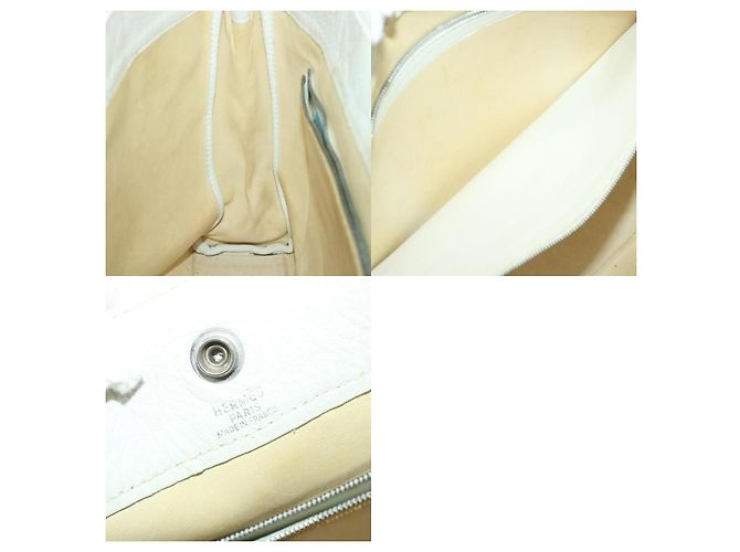 Borsa Fourre Tout MM di Hermès Beige - vista 7