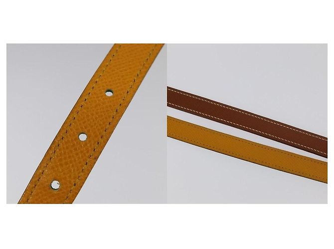 Hermès 28,3 Gürtel in mehrfarbigem Gold Mehrfarben - Ansicht 6