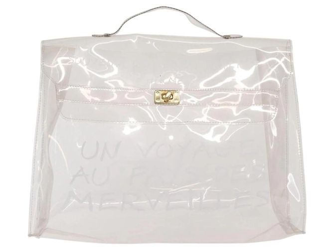 Borsa Kelly Hermès Bianca Bianco - vista 2