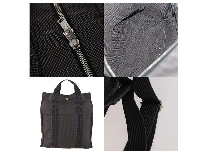 Zaino Her Line di Hermès Grigio - vista 5