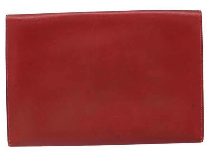 Borsa Clutch Hermès Birkin 30 Rosso - vista 2