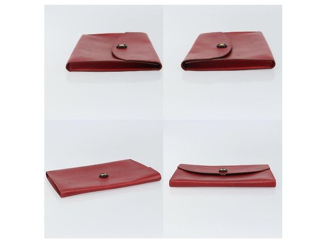 Borsa Clutch Hermès Birkin 30 Rosso - vista 3