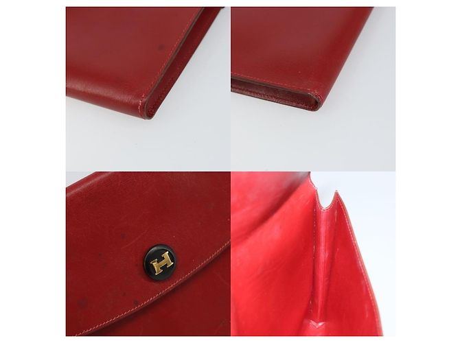 Borsa Clutch Hermès Birkin 30 Rosso - vista 6