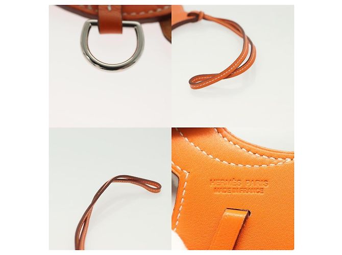 Charm marinaio Paddock in pelle marrone Hermès - vista 4