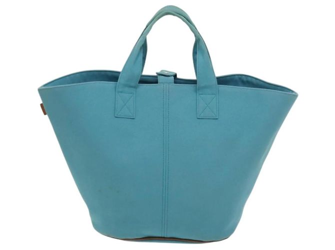 Hermès Panier Plage GM Tragetasche Blau - Ansicht 2