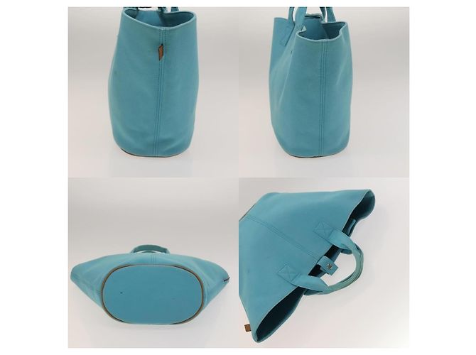 Hermès Panier Plage GM Tragetasche Blau - Ansicht 3