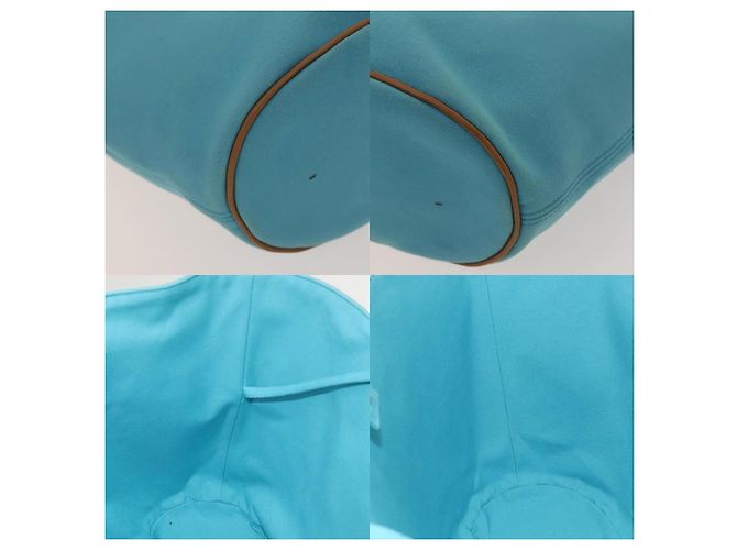 Hermès Panier Plage GM Tragetasche Blau - Ansicht 6