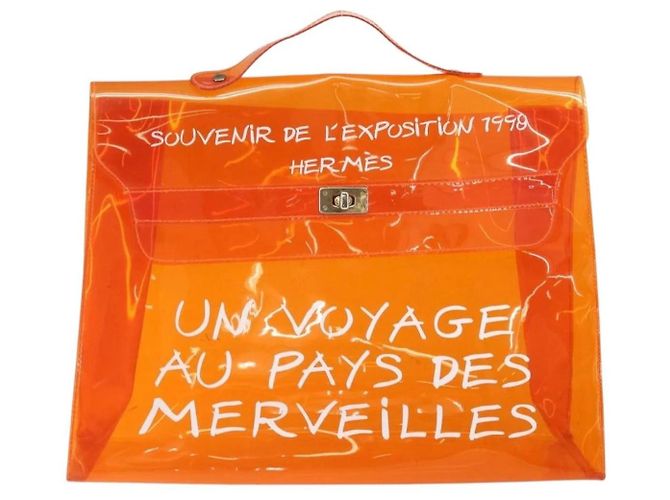 Borsa Kelly Hermès Arancione - vista 2