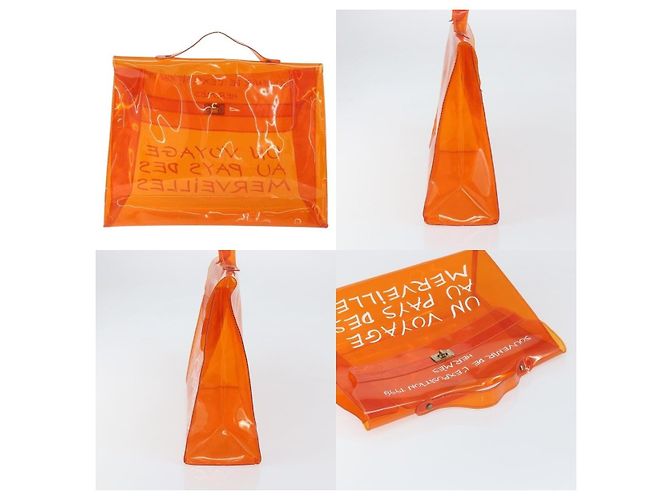 Borsa Kelly Hermès Arancione - vista 3