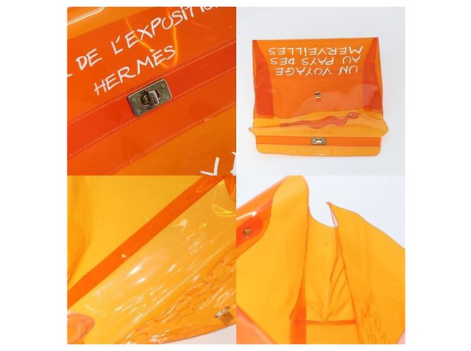 Borsa Kelly Hermès Arancione - vista 6