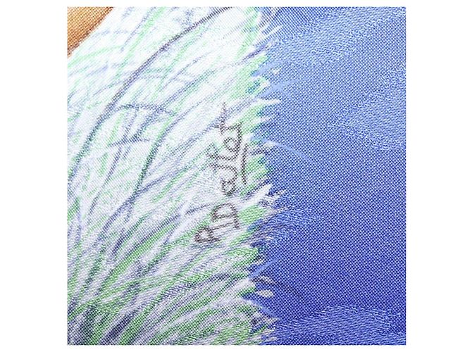 Hermès Carré 90 Schal Blau - Ansicht 6