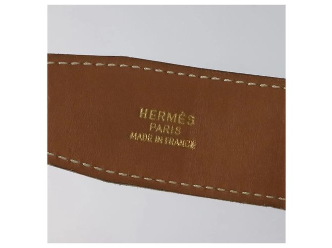 Hermès Hermes Twotone Constance H Belt Black - view 5