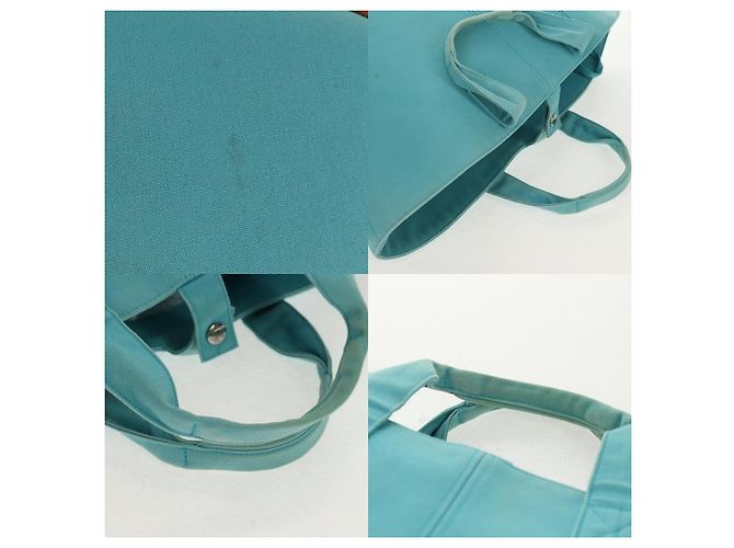 Borsa a mano Panier Plage PM di Hermès Blu - vista 4