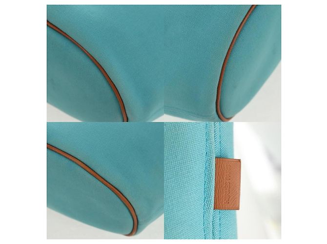 Borsa a mano Panier Plage PM di Hermès Blu - vista 6