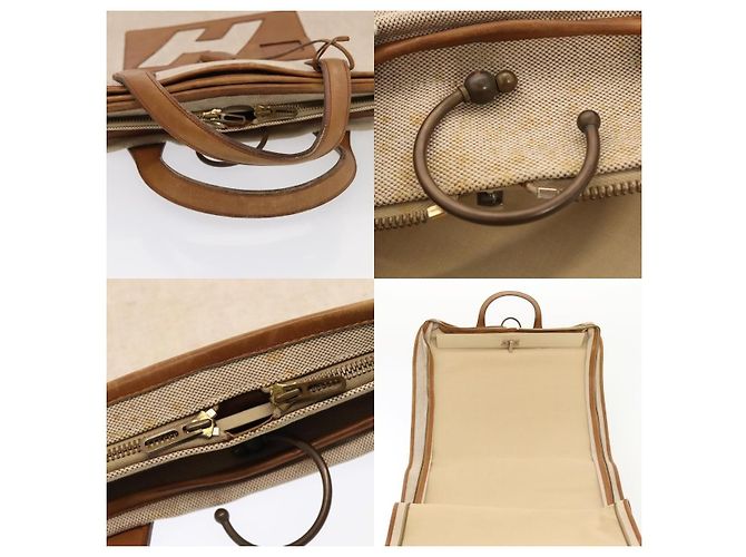 Funda para prendas Hermès Beige de Algodón - vista 4