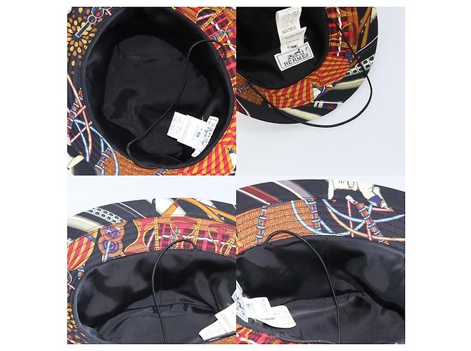 Hermès Hermes Hat Silk Multicolor Multiple colors - view 4