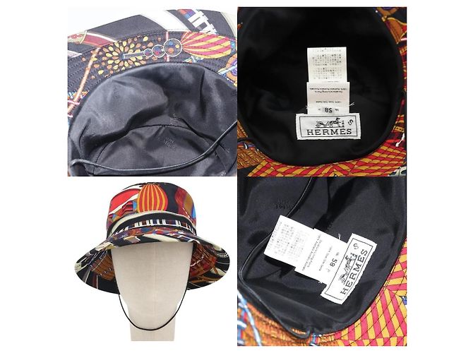 Hermès Hermes Hat Silk Multicolor Multiple colors - view 5