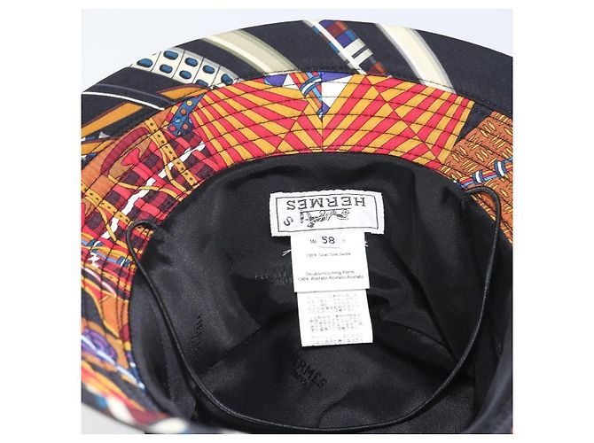 Hermès Hermes Hat Silk Multicolor Multiple colors - view 6