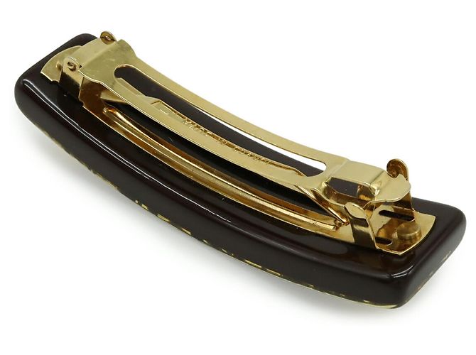 Fermaglio per capelli Inclusion Louis Vuitton D'oro Marrone scuro - vista 5