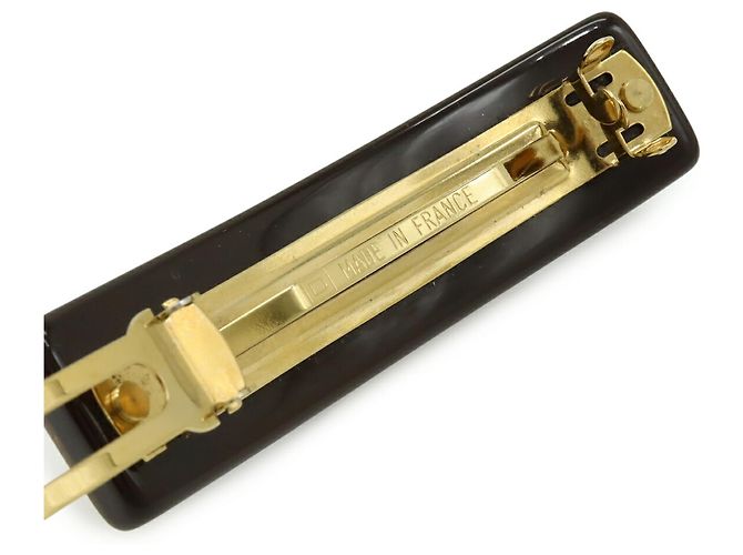 Fermaglio per capelli Inclusion Louis Vuitton D'oro Marrone scuro - vista 6