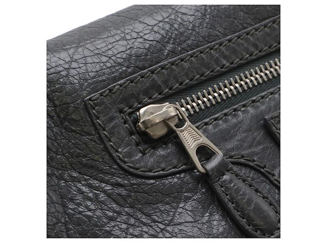 Borsa clutch gigante Balenciaga Grigio antracite - vista 5