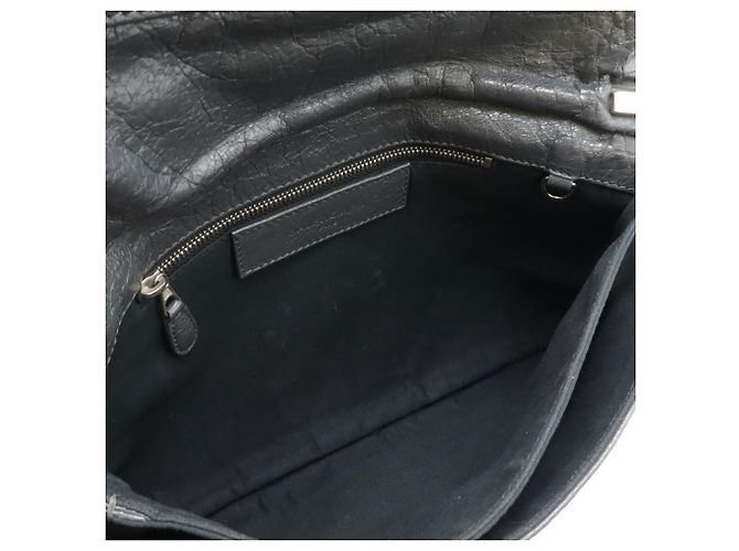 Borsa clutch gigante Balenciaga Grigio antracite - vista 7