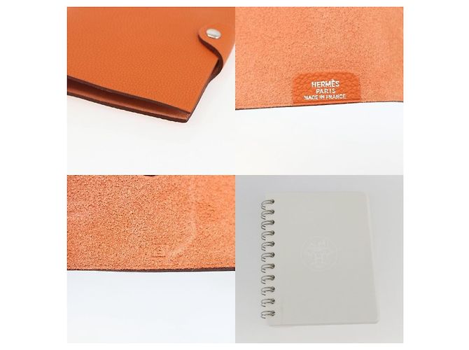 Hermès Hermes Note Planner Leather Orange - view 4