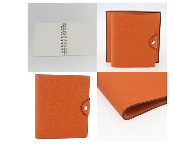 Hermès Hermes Note Planner Leather Orange - view 5