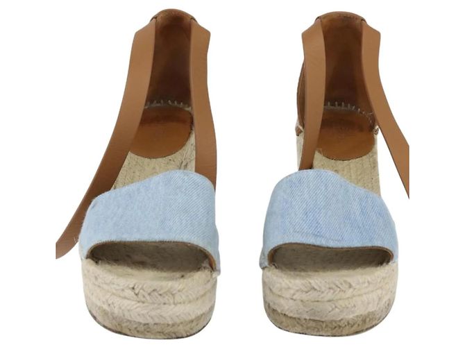 Scarpe Espadrilles Tipoli Hermès Beige - vista 2