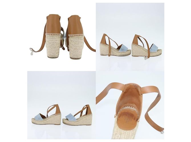 Scarpe Espadrilles Tipoli Hermès Beige - vista 3